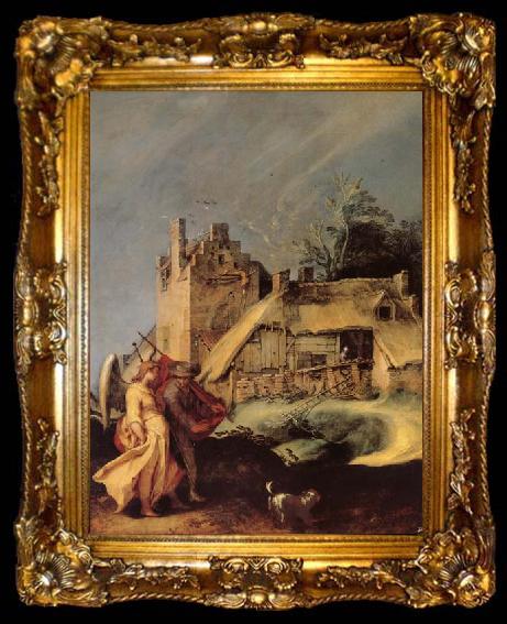 framed  BLOEMAERT, Abraham Landscape with Tobias and the Angel, ta009-2